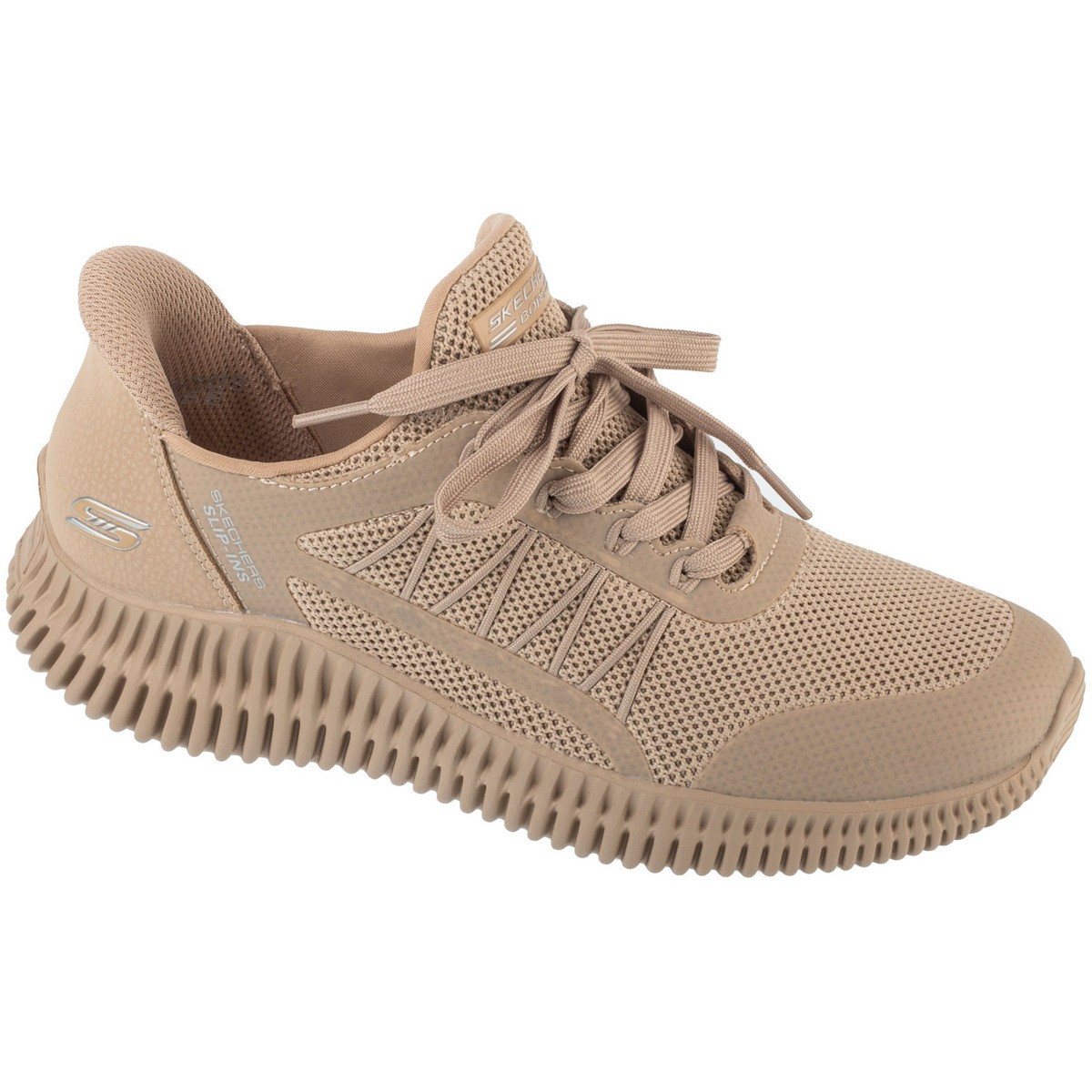 Skechers BOBS Geo Lite Divine Pace Women's Tan Trainers - image 2
