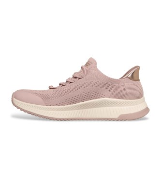Skechers BOBS Sport Squad 4 Dire Step Polyester Women's Blush Trainers - image 2