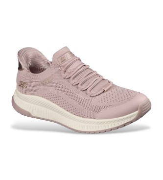 Skechers BOBS Sport Squad 4 Dire Step Polyester Women's Blush Trainers - image 3