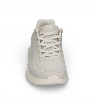 Skechers Bobs Squad Waves Current Look Textile Women's Off White Trainers - image 5