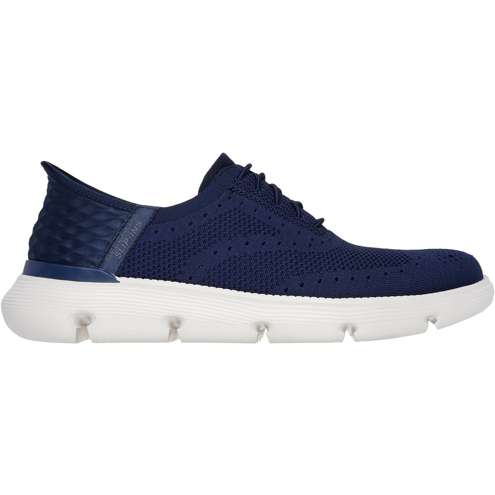 Skechers Garza Palma Polyester Men's Navy Trainers - image 5