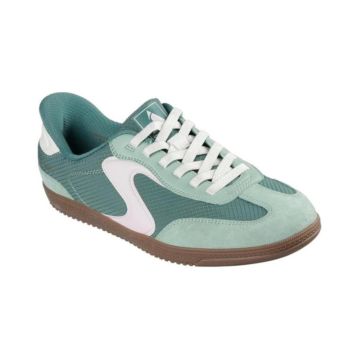 Skechers Hotshot - Everyday Ease Textile Women's Green/Pink Standard Trainers - image 4
