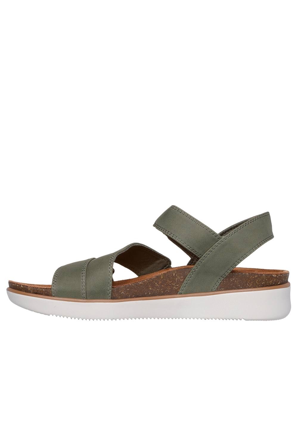 Skechers Lifted Comfort Polyurethane Women's Olive Sandals - image 3