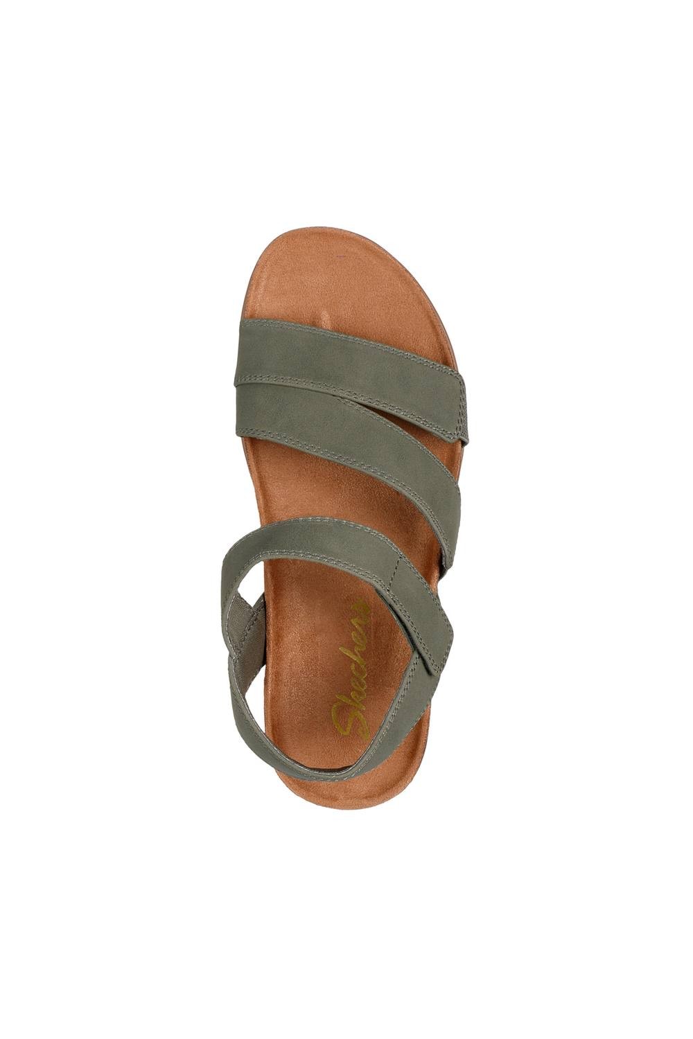 Skechers Lifted Comfort Polyurethane Women's Olive Sandals - image 4
