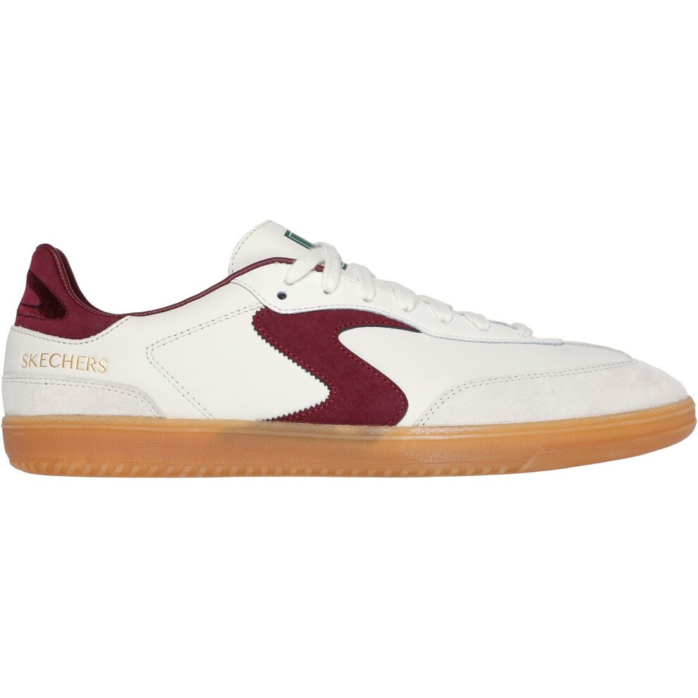 Skechers Men's Hotshot Pyke Trainer in Natural/Burgundy - image 5