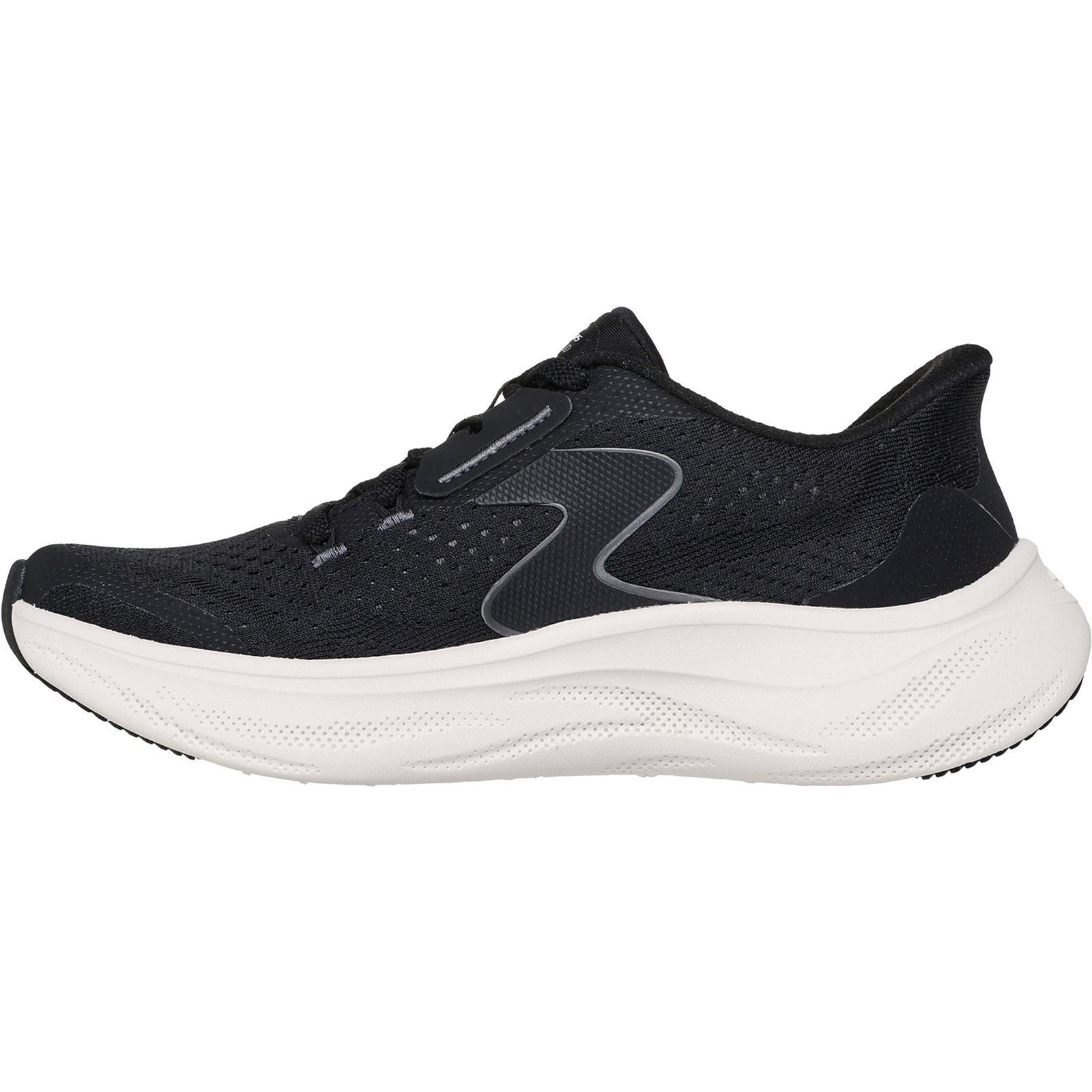 Skechers Skech Cloud Plush Horizon Polyester Women's Black/White Trainers - image 4