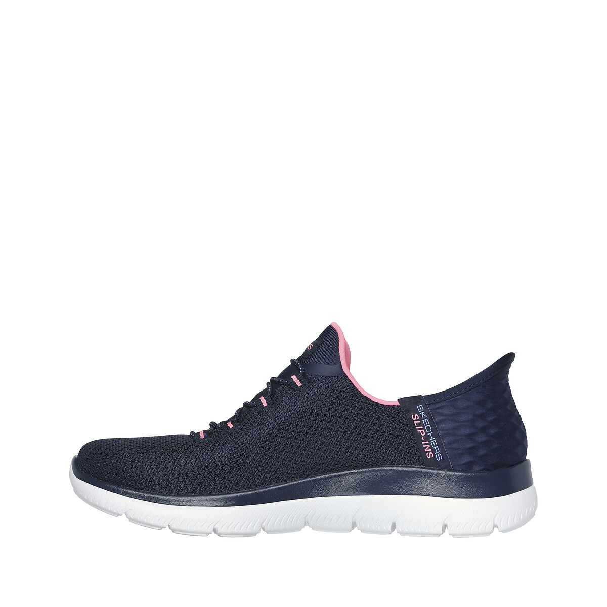 Skechers Summits - Diamond Dream Textile Women's Navy/Pink Standard Trainers - image 4