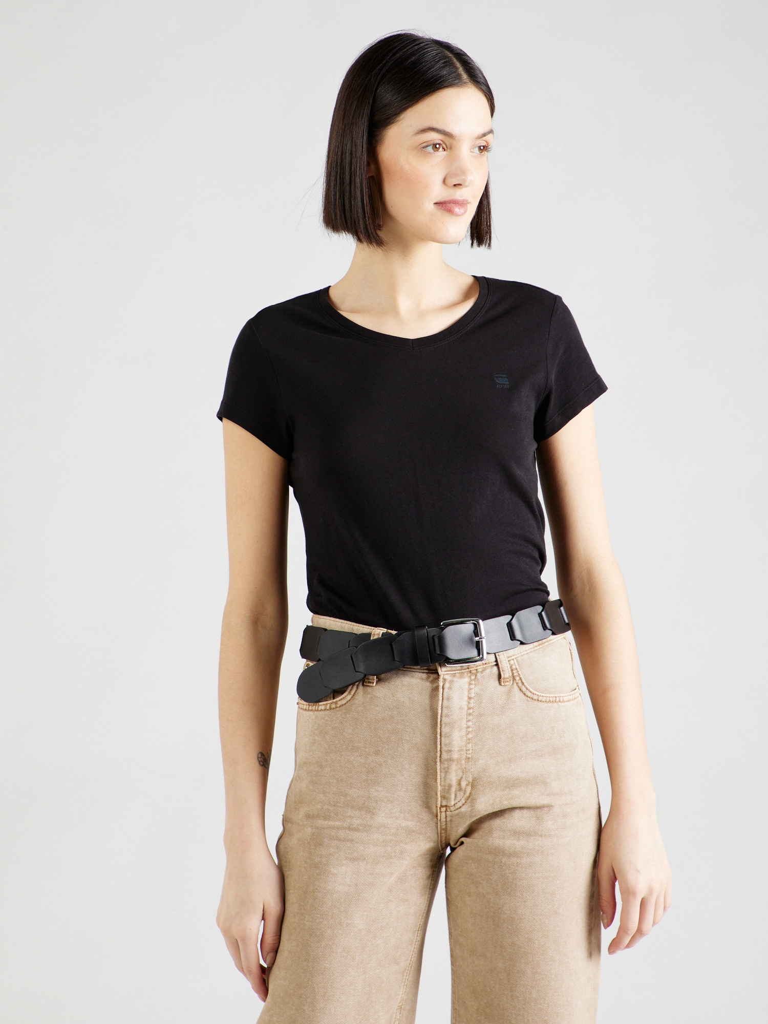 Slim V-neck T-shirt for women G-Star Eyben - image 2