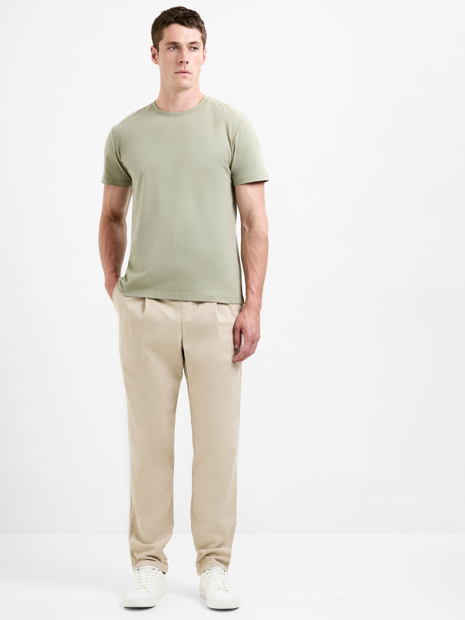 French Connection Broken Twill Trouser Sand