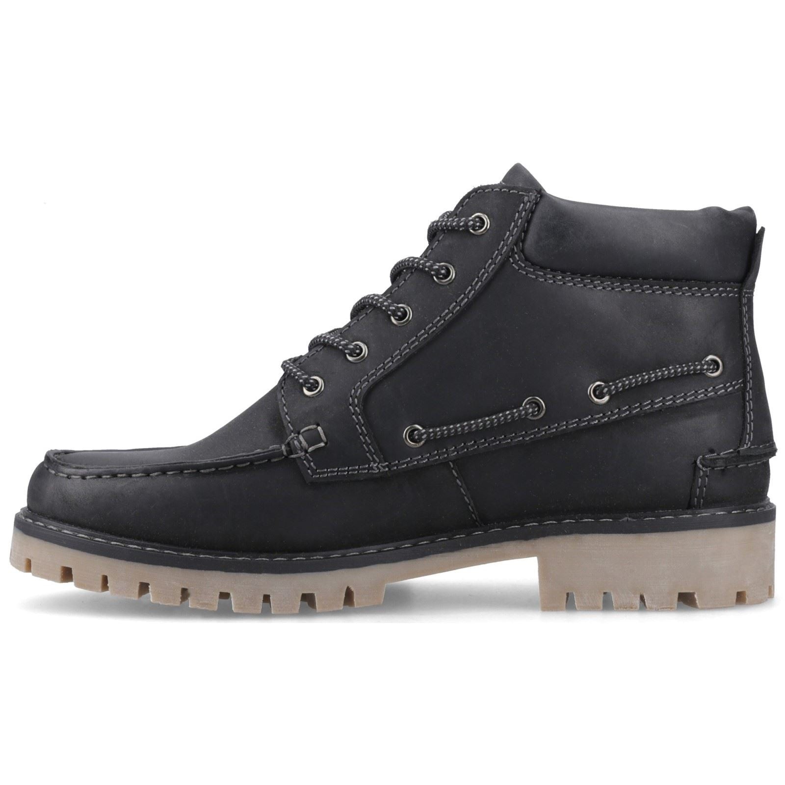 Sperry Baltimore Leather Men's Black Ankle Boots - image 4