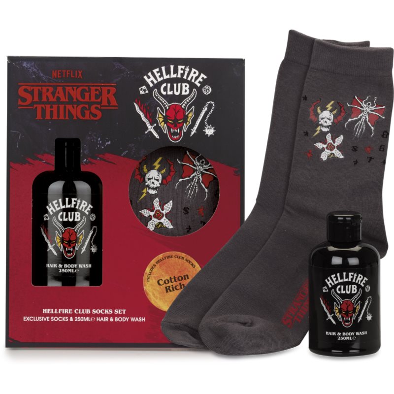 Stranger Things Hellfire Club Socks Set - Red - image 2