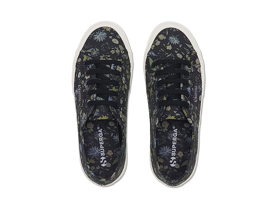 Superga Women's 2750 FLORAL PRINT Trainer in Dark Grey/Floral Print - image 2