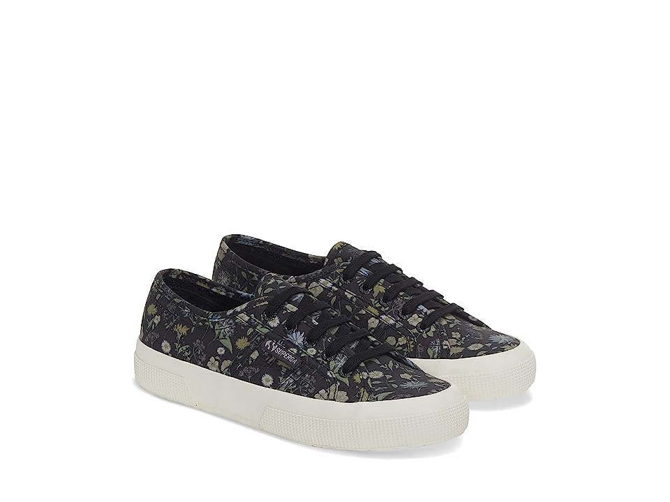 Superga Women's 2750 FLORAL PRINT Trainer in Dark Grey/Floral Print - image 4