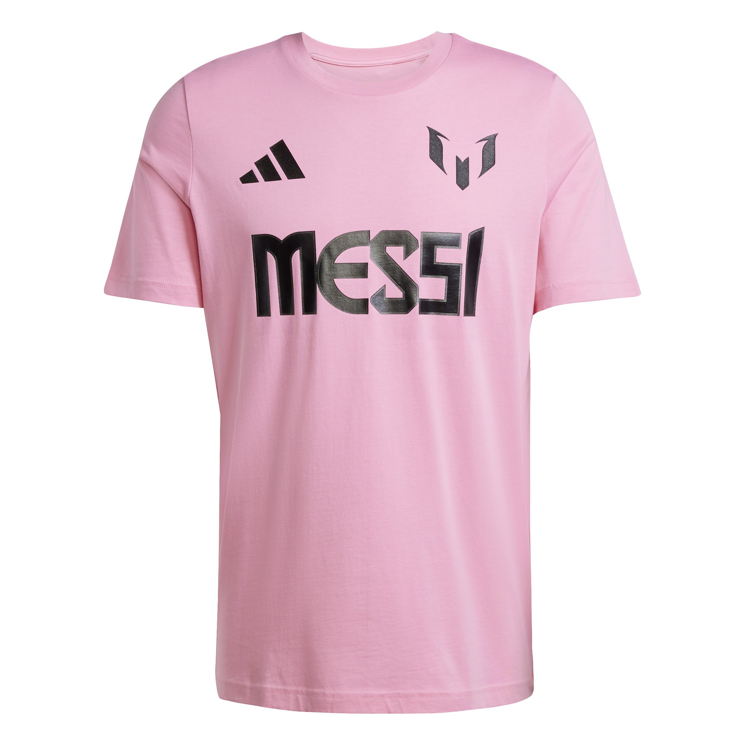 Adidas Adidas Messi Name and Number Graphic Tee Men - T-shirts Adidas Performance - Pink - JM3550-M - Size: M