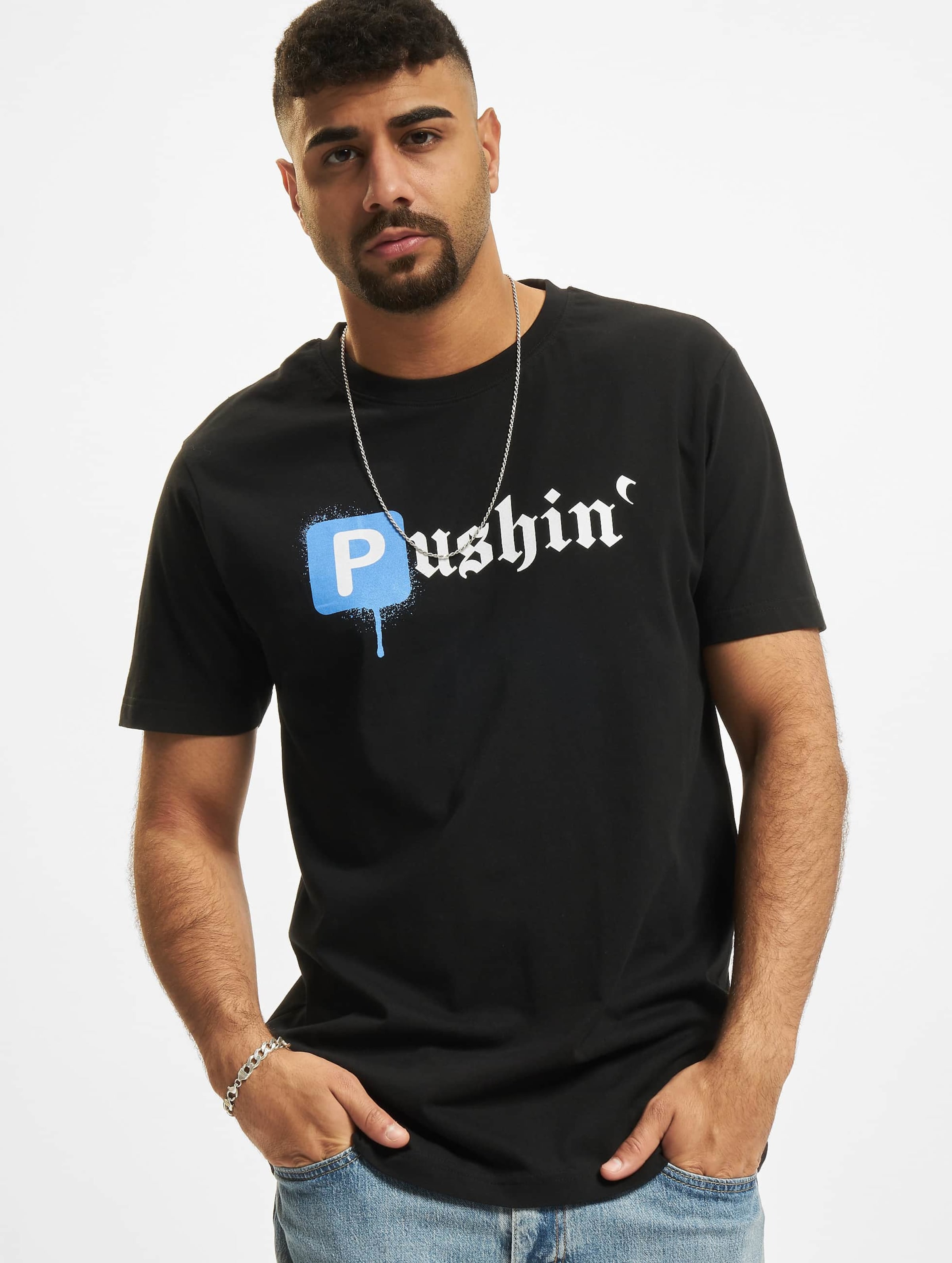 mister tee T-shirt Large Sizes Mister Tee Pushin P