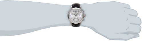 Tissot PRC 200 Chronograph 41mm Blue Dial Leather Men's Watch T055.417.16.037.00 - image 3