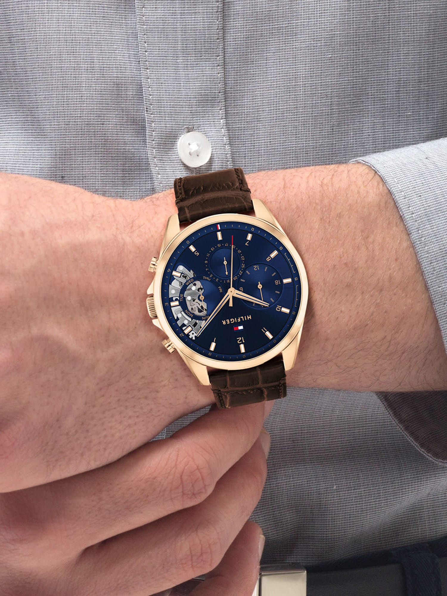Tommy Hilfiger 1710453 Baker Chronograph Men's Watch - image 4