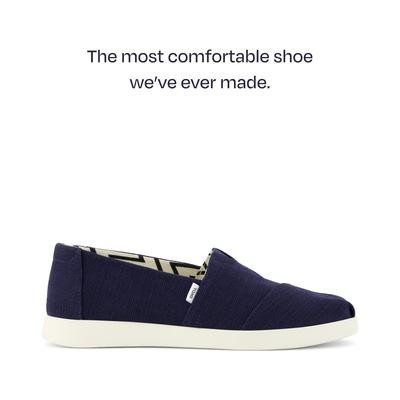 TOMS TOMS Womens Alpargata Plus Shoes Navy Blue, 3