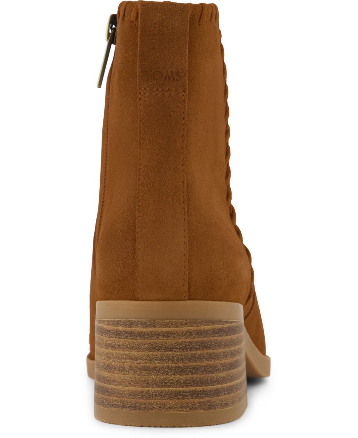 TOMS Delilah Heeled Suede Women's Tan Heeled Ankle Boots - image 5