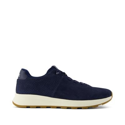 TOMS TRVL LITE Cabrillo Sneaker Water Repellent Navy Perforated Suede