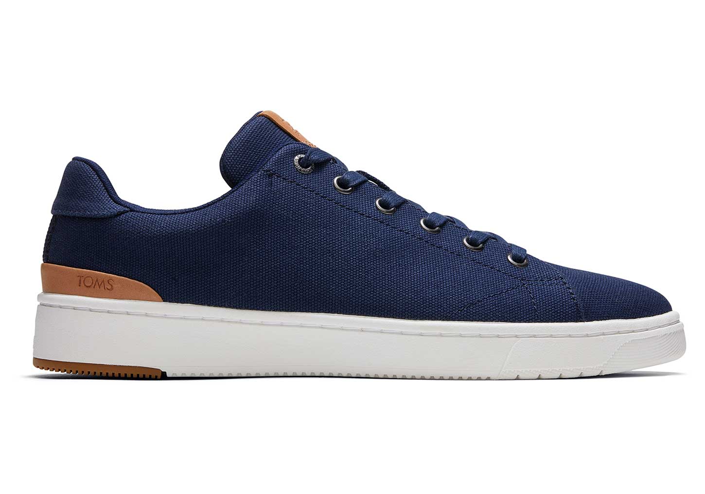 TOMS TRVL LITE Navy Canvas Lace-up Sneaker