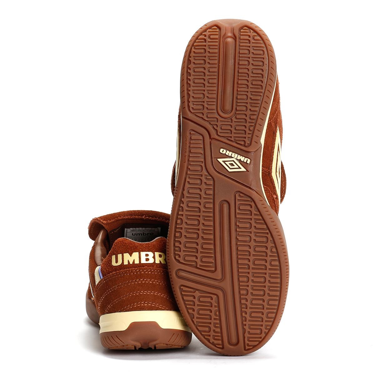 Umbro Speciali TR Suede Dark Brown/Cream Trainers - image 4