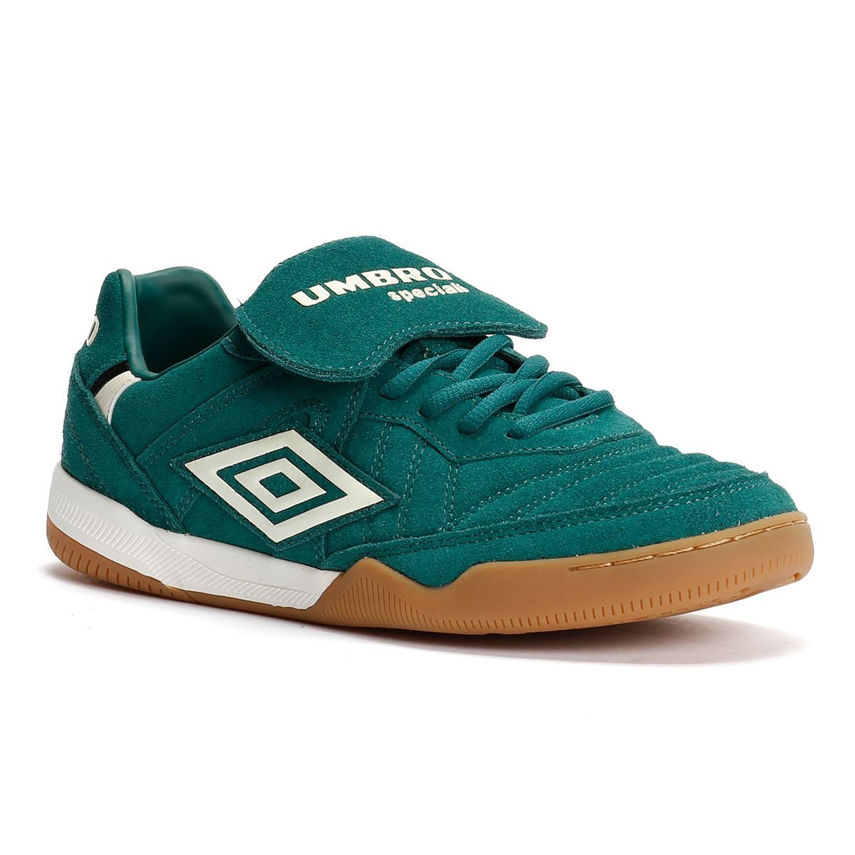 Umbro Speciali TR Suede Forest Green/Antique White Trainers - image 2