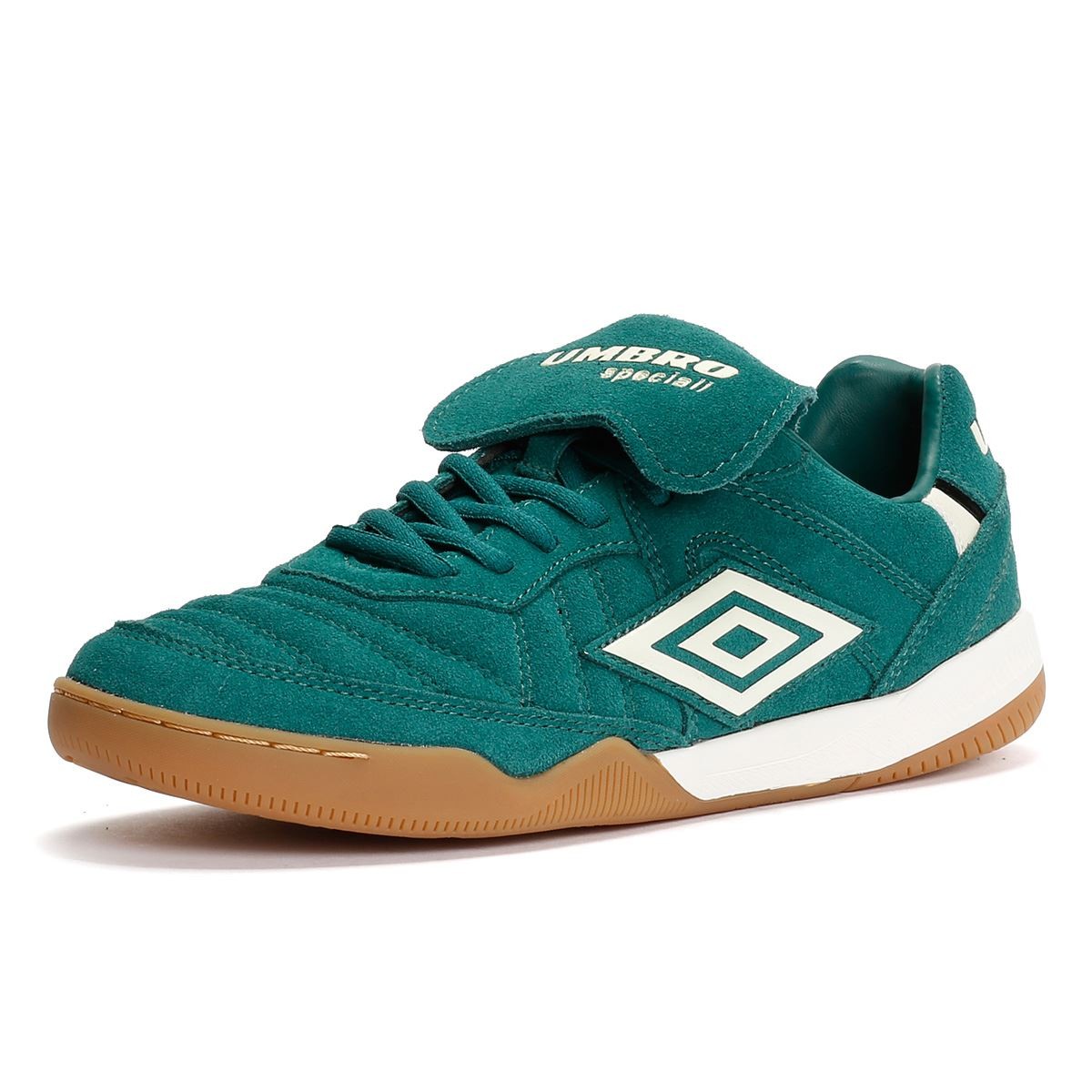 Umbro Speciali TR Suede Forest Green/Antique White Trainers - image 3