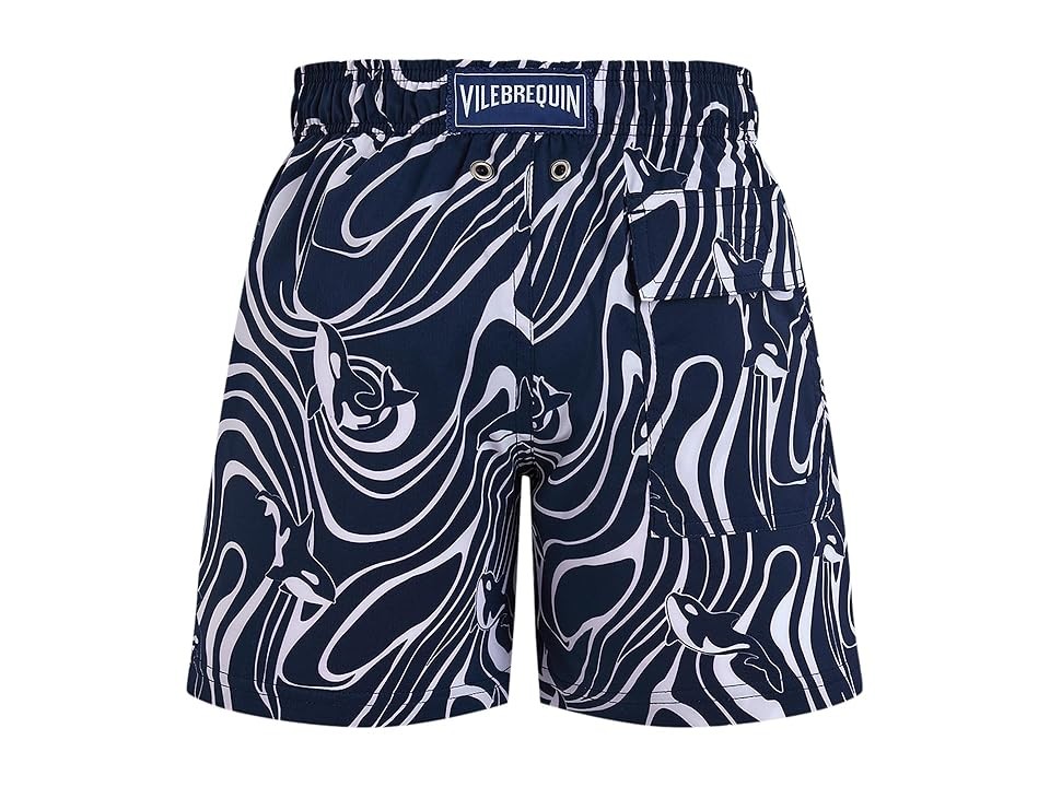 Vilebrequin - Boys Stretch Swim Shorts Orcas - Swimwear - Jirise - Blue - Size 12 - image 2