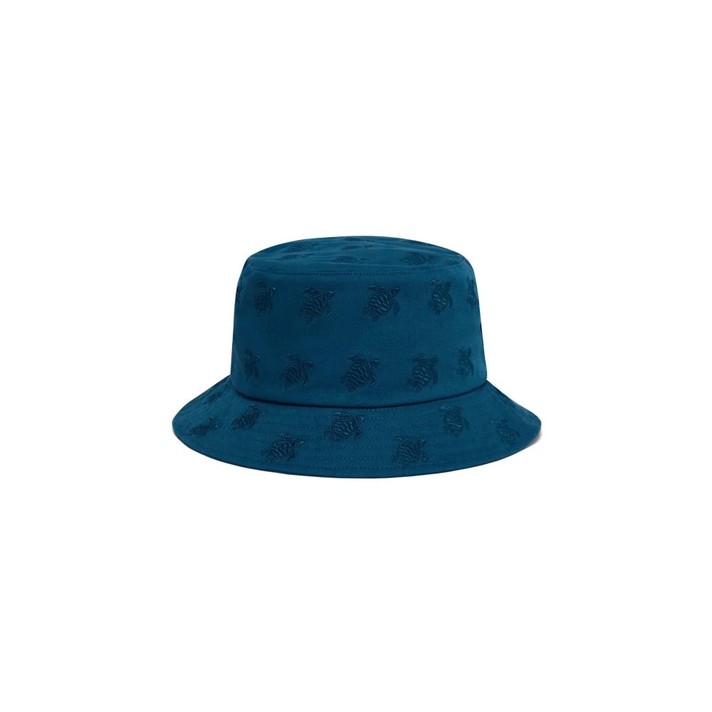 Vilebrequin - Embroidered Bucket Hat Turtles All Over - Hat - Boom - Blue - Size M/L - image 2
