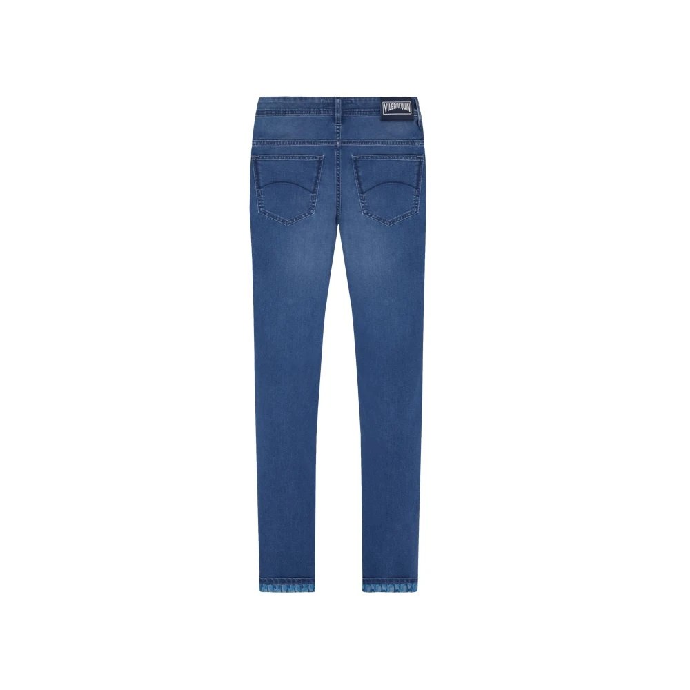 Vilebrequin - Men 5-pockets Denim Pants Turtles Net - Jeans - Gbetta18 - Blue - Size 34 - image 2