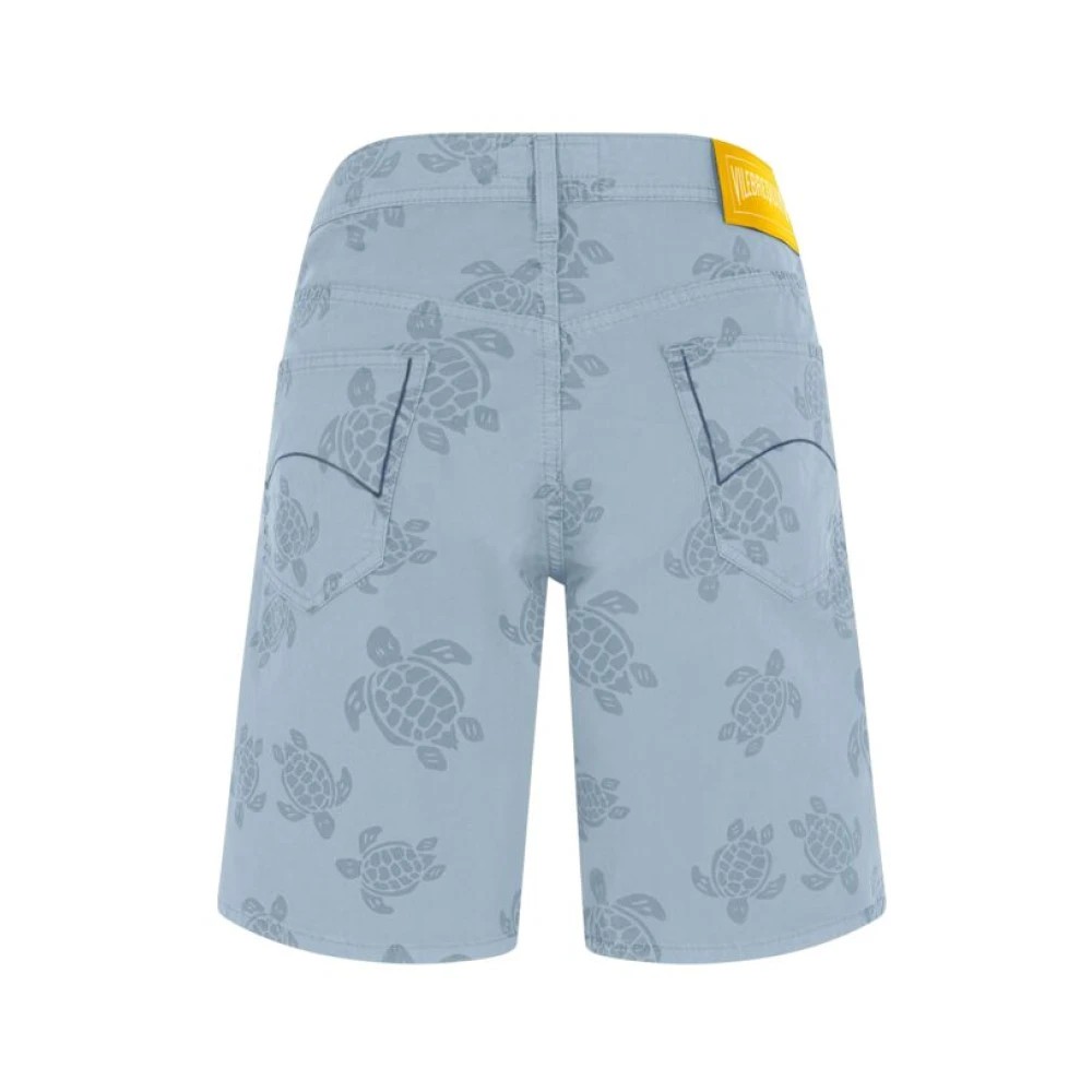 Vilebrequin - Men Bermuda Shorts Resin Print Ronde Des Tortues - Bermuda - Garonne - Blue - Size 32 - image 2