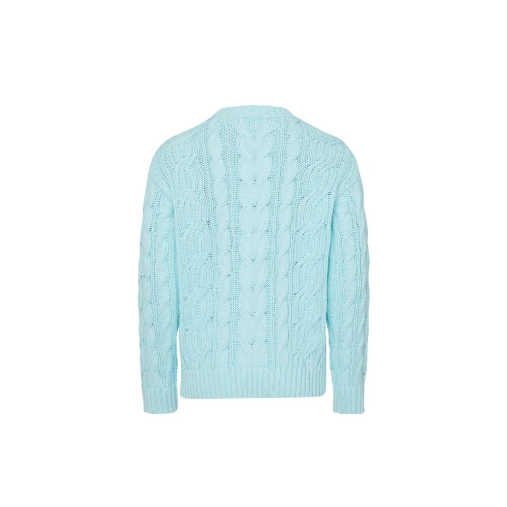 Vilebrequin - Men Cable-knit Cotton Sweater - Pullover - Philippe - Blue - Size M - image 2