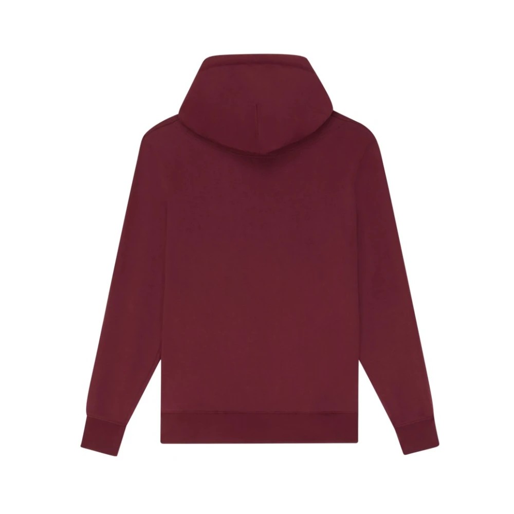 Vilebrequin - Men Cotton Hoodie Sweatshirt Solid - Sweater - Martino - Red - Size S - image 2