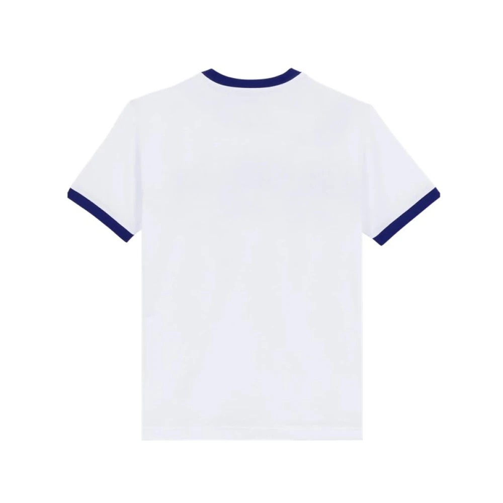 Vilebrequin - Men Cotton Light Jersey T-shirt Bicolor Logo - Tee Shirt - Partisol - Blue - Size XXXL - image 2