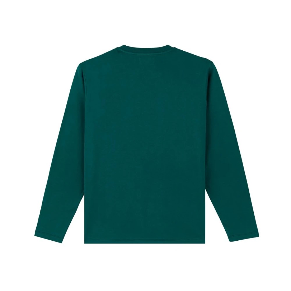 Vilebrequin Men Cotton Long Sleeves T-shirt Embroidered Turtle - Ales - Green - Size M - image 2