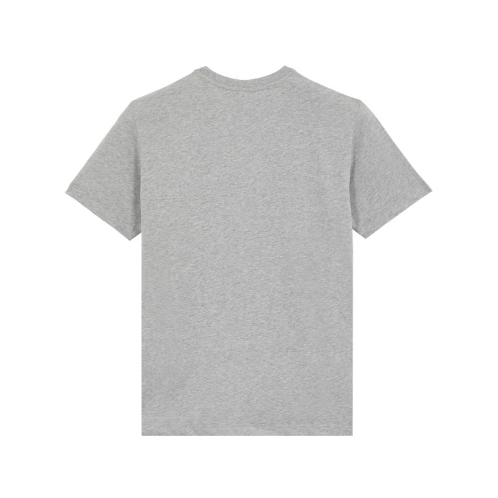 Vilebrequin Men Cotton T-shirt Contrasted Placed Gomy Logo - Portisol - Grey - Size M - image 2