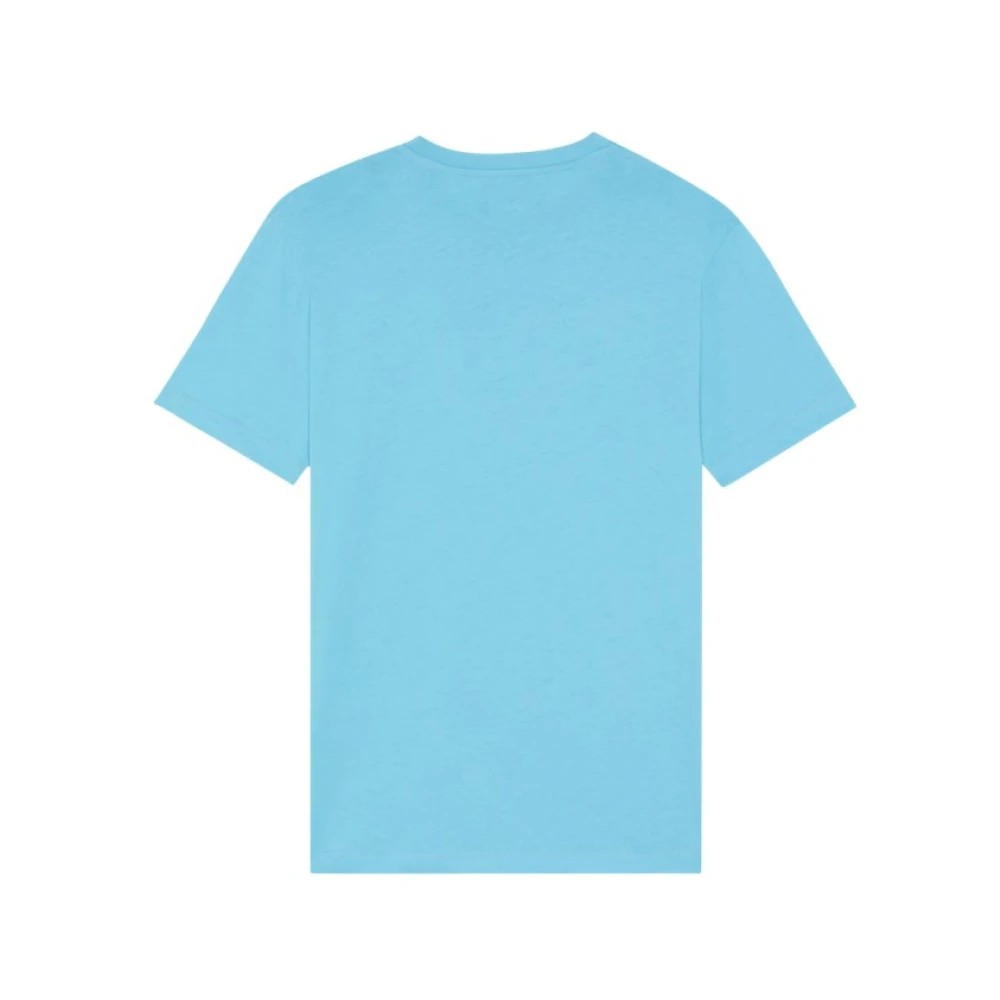 Vilebrequin - Men Cotton T-shirt Contrasted Placed Gomy Logo - Tee Shirt - Portisol - Blue - Size L - image 2