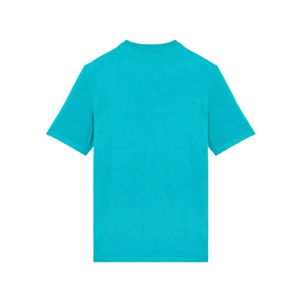 Vilebrequin Men Cotton T-shirt Jacquard Turtle - Cristau - Green - Size L - image 2