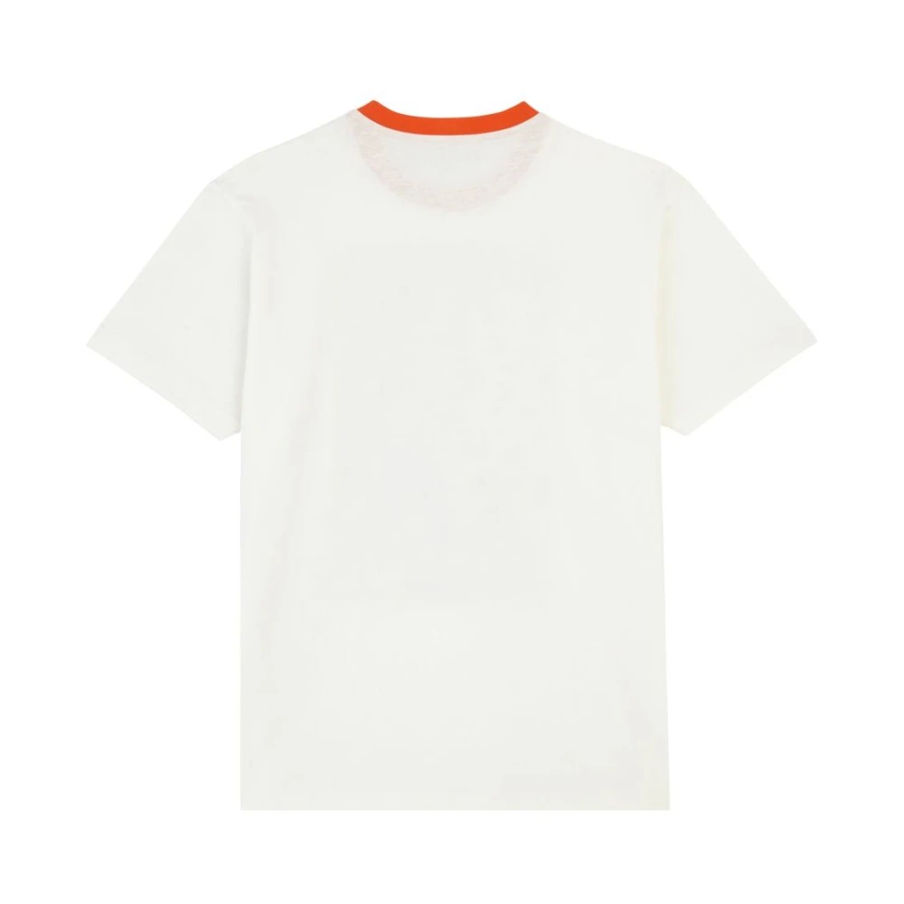Vilebrequin Men Cotton T-shirt Vilebrequin La Plage From The Sky - Portisol - White - Size L - image 2