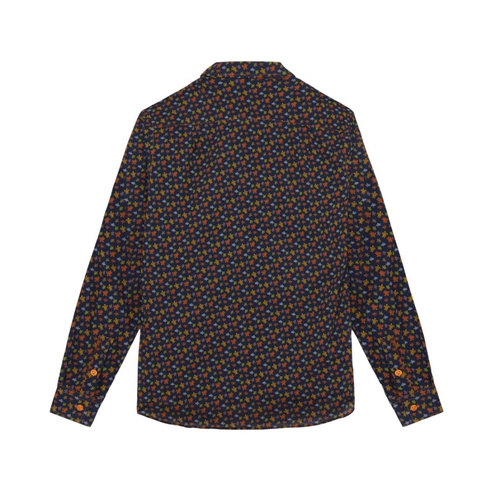 Vilebrequin - Men Cotton Voile Shirt Micro Ronde Des Tortues - Shirt - Caracal - Orange - Size XL - image 2