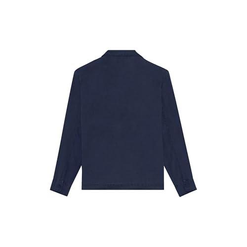 Vilebrequin - Men Linen Solid Overshirt - Jacket - Corentin - Blue - Size XL - image 3