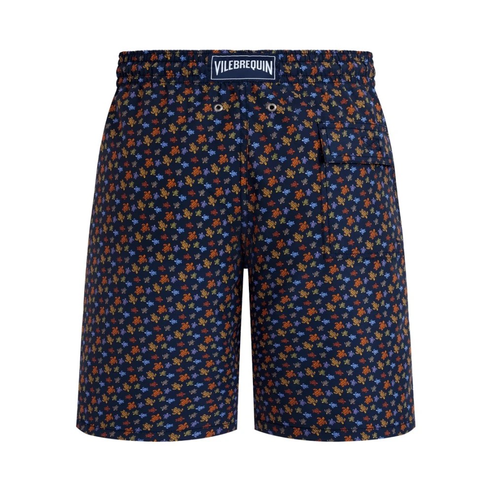 Vilebrequin - Men Long Swim Shorts Micro Ronde Des Tortues - Swimwear - Okoa - Orange - Size XXL - image 2