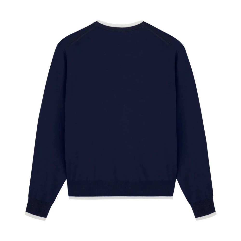 Vilebrequin Men Merino Wool Cashmere Silk Crewneck Sweater - Pierre - Blue - Size M - image 2