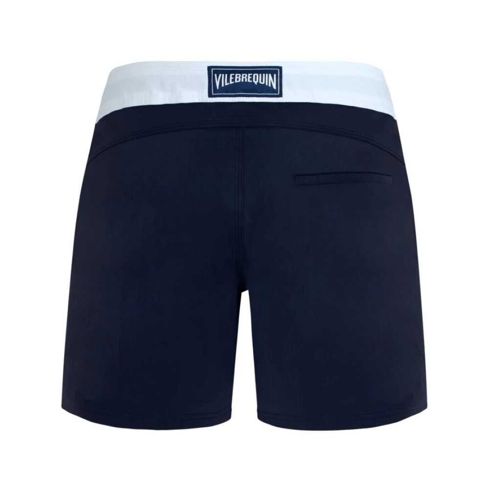 Vilebrequin Men Stretch Swim Shorts Flat Belt Color Block - Merle - Blue - Size XXXL - image 2
