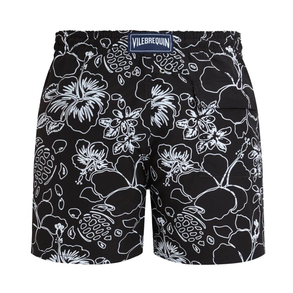 Vilebrequin - Men Swim Shorts Tropical Turtles Ink - Swimwear - Moorea - Black - Size S - image 2