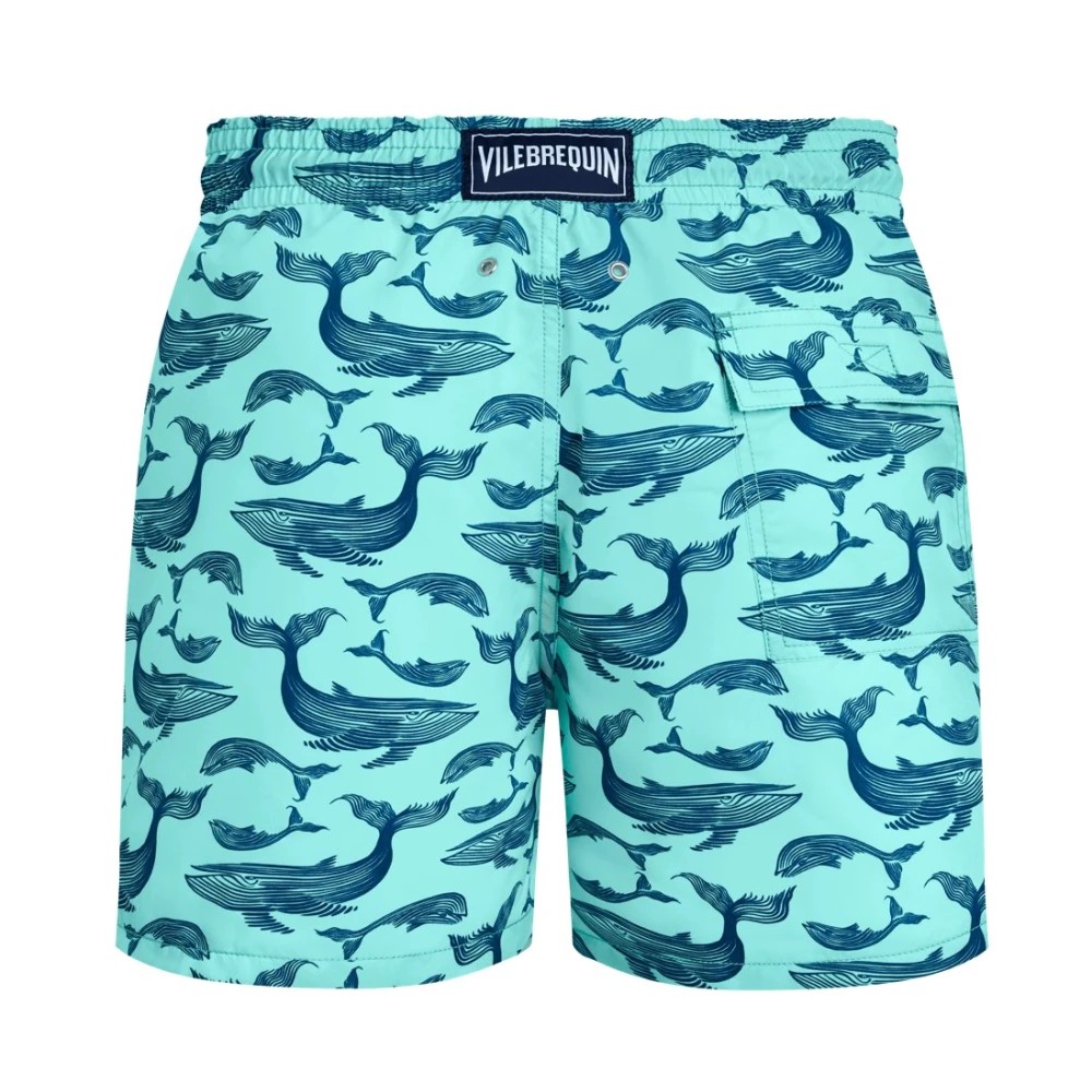 Vilebrequin - Men Swim Shorts Whales - Swimwear - Moorea - Blue - Size L - image 2