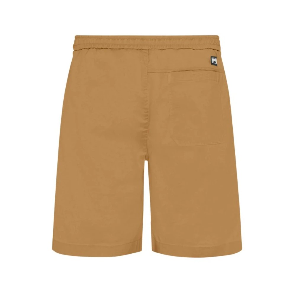 Vilebrequin - Men Tencel And Cotton Bermuda Shorts Satin - Bermuda - Levant - Brown - Size 33 - image 2