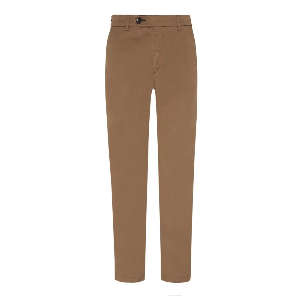 Vilebrequin Men Tencel Cotton Chino Pants Solid - Taillat - Brown - Size 30 - image 3