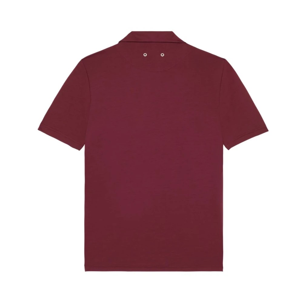 Vilebrequin - Men Tencel Polo Shirt Solid - Polo - Pirinol - Red - Size M - image 2